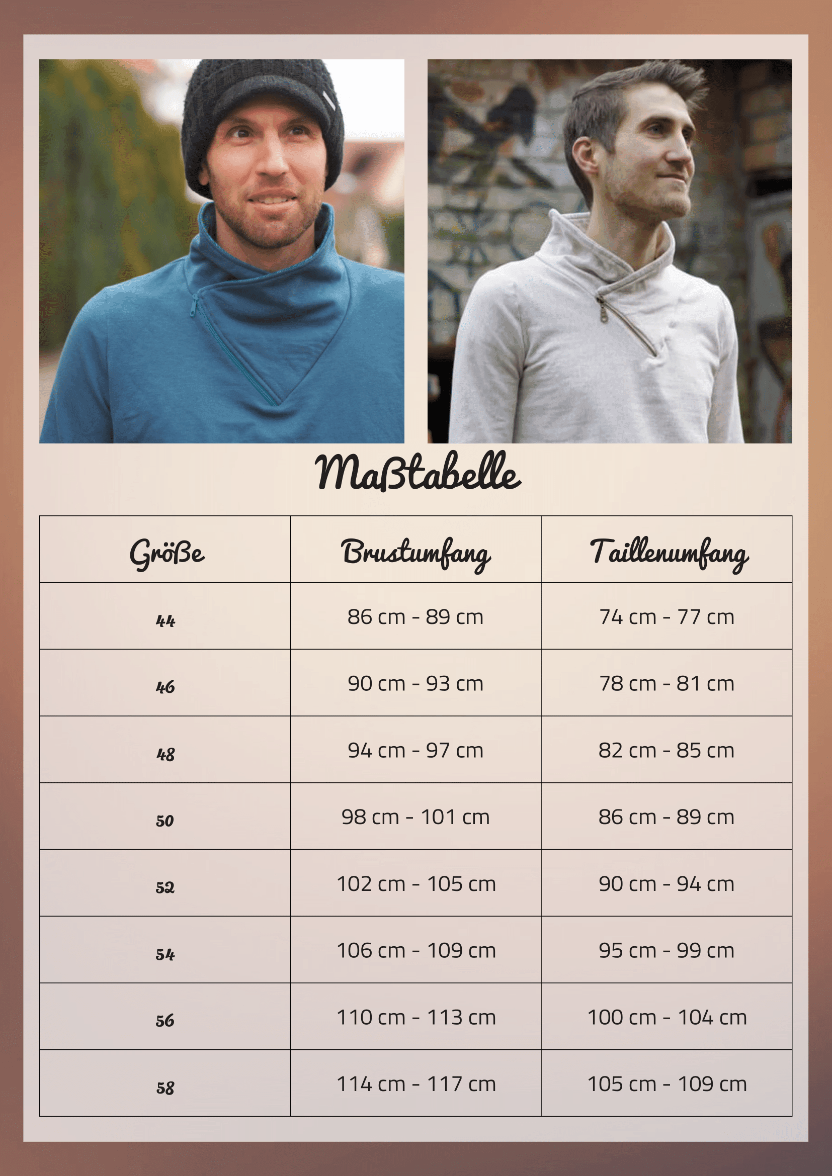 Schnittmuster Pullover MrCozy 44-58 - Sewando
