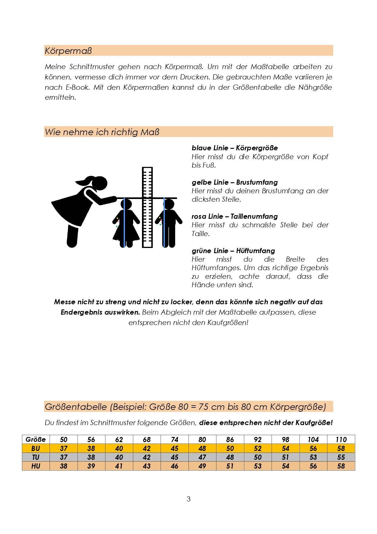 Schnittmuster Emmas Overall Größe 56 – 110 - Sewando