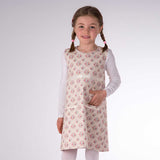 Mädchen Kleid mit Tropfenausschnitt ELENA Schnittmuster Ebook pdf Schnittmuster PDF Ebook download Patternforkids 