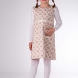 Mädchen Kleid mit Tropfenausschnitt ELENA Schnittmuster Ebook pdf Schnittmuster PDF Ebook download Patternforkids 