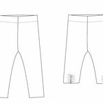 Mädchen Leggings Schnittmuster Ebook pdf BIBI Schnittmuster PDF Ebook download Patternforkids 