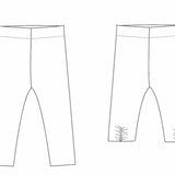 Mädchen Leggings Schnittmuster Ebook pdf BIBI Schnittmuster PDF Ebook download Patternforkids 