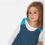 Mädchenkleid mit Schleifen Schnittmuster Ebook pdf SIENA Schnittmuster PDF Ebook download Patternforkids 
