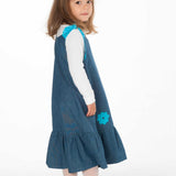 Mädchenkleid mit Schleifen Schnittmuster Ebook pdf SIENA Schnittmuster PDF Ebook download Patternforkids 