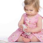 Schnittmuster Download – Mädchen Pinafore Kleid – Digitales PDF-Format – Komplette Anleitung – Rüschen-Design – Gefüttertes Oberteil – Baby- & Kleinkindgrößen – Einfacher Projektleitfaden – Druckbares Format – Mehrere Größen enthalten