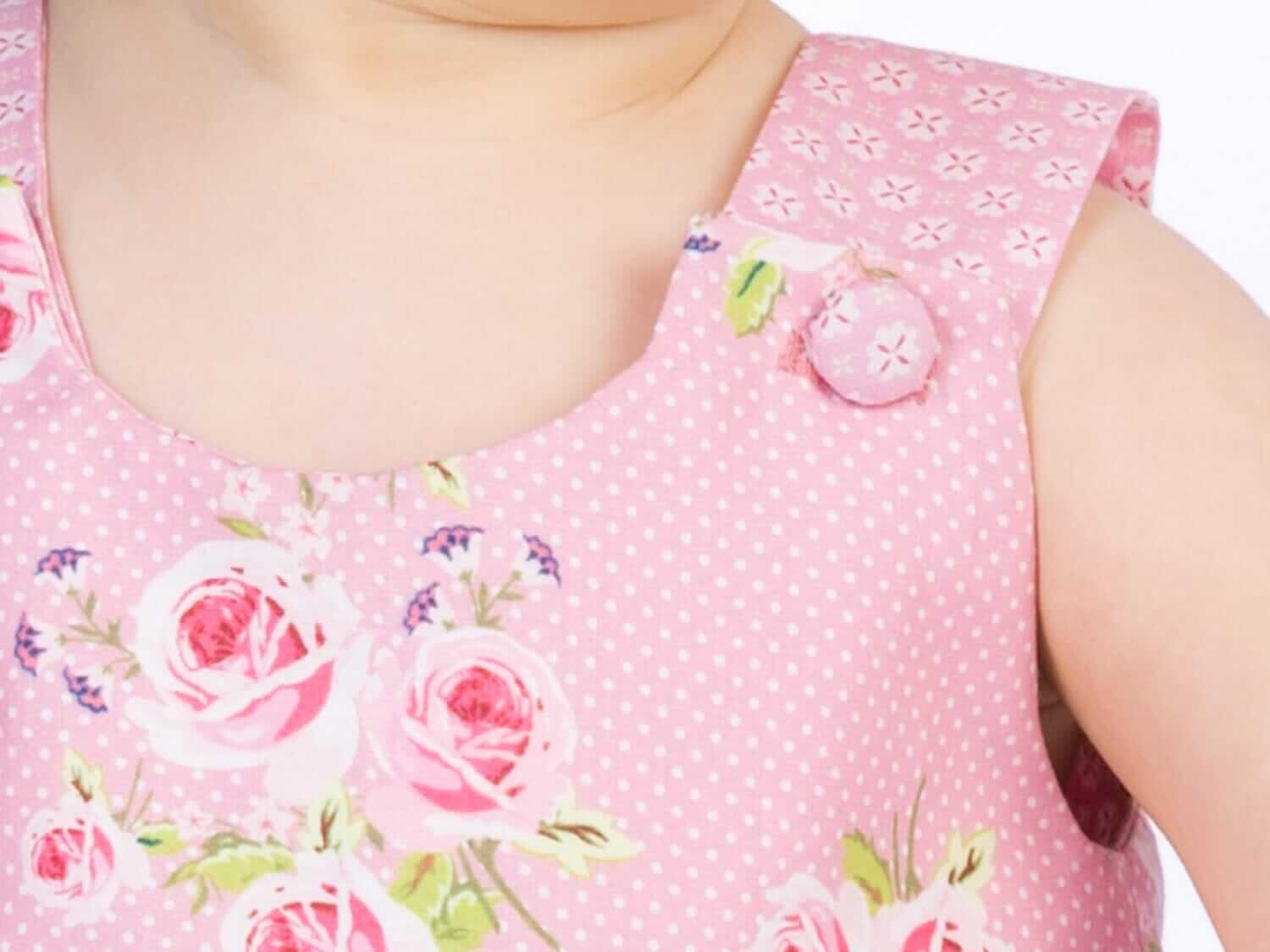 Schnittmuster Download – Mädchen Pinafore Kleid – Digitales PDF-Format – Komplette Anleitung – Rüschen-Design – Gefüttertes Oberteil – Baby- & Kleinkindgrößen – Einfacher Projektleitfaden – Druckbares Format – Mehrere Größen enthalten