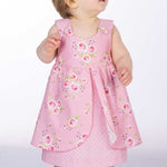 Schnittmuster Download – Mädchen Pinafore Kleid – Digitales PDF-Format – Komplette Anleitung – Rüschen-Design – Gefüttertes Oberteil – Baby- & Kleinkindgrößen – Einfacher Projektleitfaden – Druckbares Format – Mehrere Größen enthalten