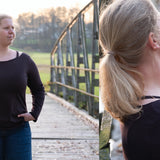 LUCIA DENIM LONGSLEEVE: D. SERIE: "OHNE GEDÖNS": EBOOK 34-54 Schnittmuster