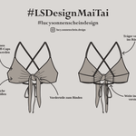 Bikini Top - Mai Tai - Schnittmuster - Gr. XS-XL : - Sewando