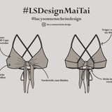 Bikini Top - Mai Tai - Schnittmuster - Gr. XS-XL : - Sewando