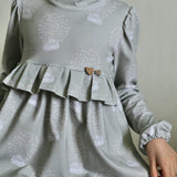 Schnittmuster Rüschenkleid Wini Maxi Gr. 104-146 - Sewando