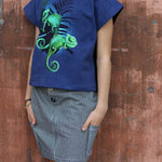 Schnittmuster Jeansskirt Ilvie Maxi Rock Gr. 122-164 - Sewando