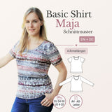 Maja – Figurschmeichelndes Shirt mit 4 Ärmellängen - Gr. 34-50