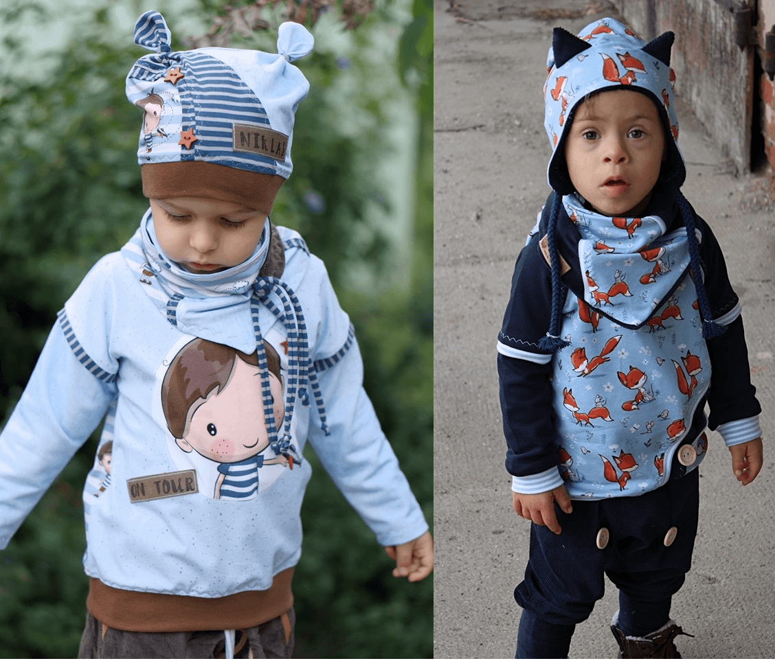 Ebook Set Ninarun – Mütze, Beanies, Loop - KU 34 - 58 cm Schnittmuster - Sewando