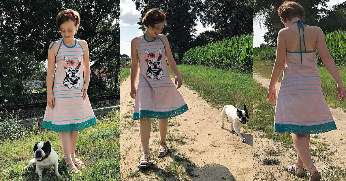 CIANA NECKHOLDER: SÜSSES STRANDKLEID: EBOOK 92-158 - Sewando