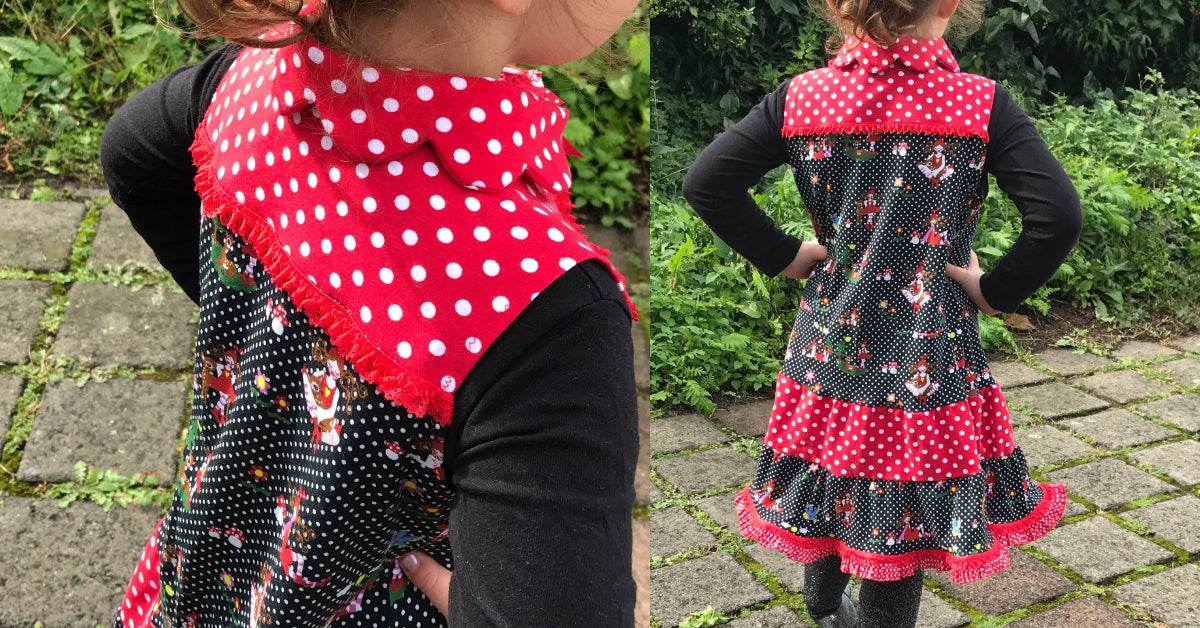 LILIA 4 SEASONS: VERRÜSCHTES HEMDBLUSEN KLEID EBOOK 92-158 - Sewando