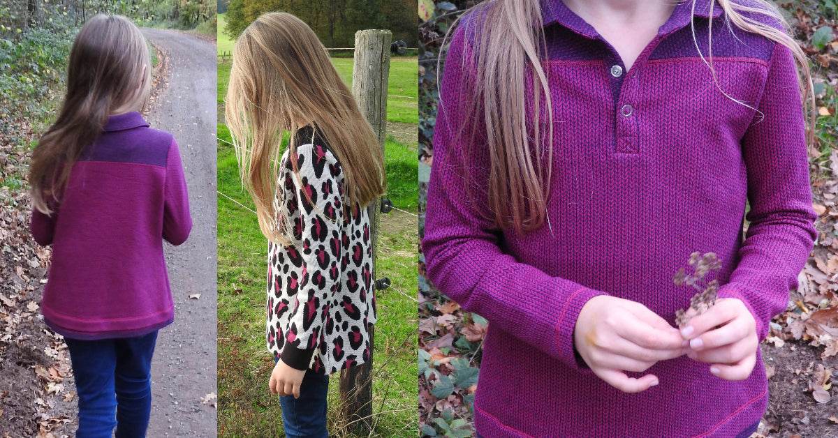 PAOLA: 1 SCHNITT- 4 STYLES: LONGSLEEVE - PULLI EBOOK 92-158 - Sewando