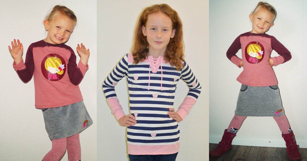 PAOLA: 1 SCHNITT- 4 STYLES: LONGSLEEVE - PULLI EBOOK 92-158 - Sewando