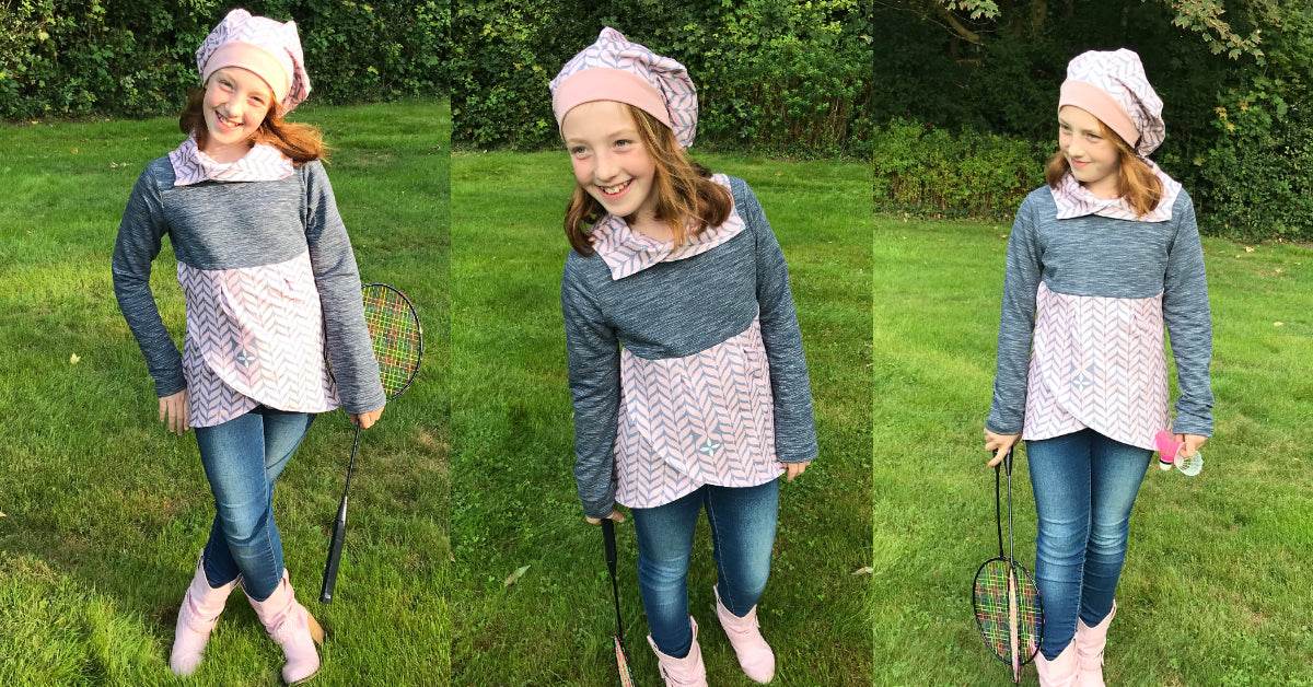 COCCOLETTA: HOODIE MIT KRAGEN EBOOK & VIDEOANLEITUNG 92-164 - Sewando