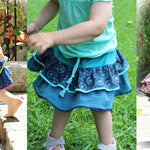LATINA: SOMMERLICHER VOLANTROCK EBOOK: 86/92 - 146/152 - Sewando