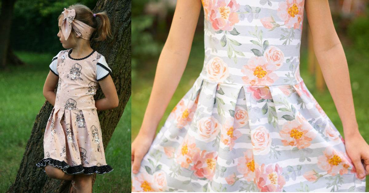 LICATA: KLEID FÜR MÄDCHEN MIT FALTEN (VIDEO!) EBOOK 92 - 158 - Sewando