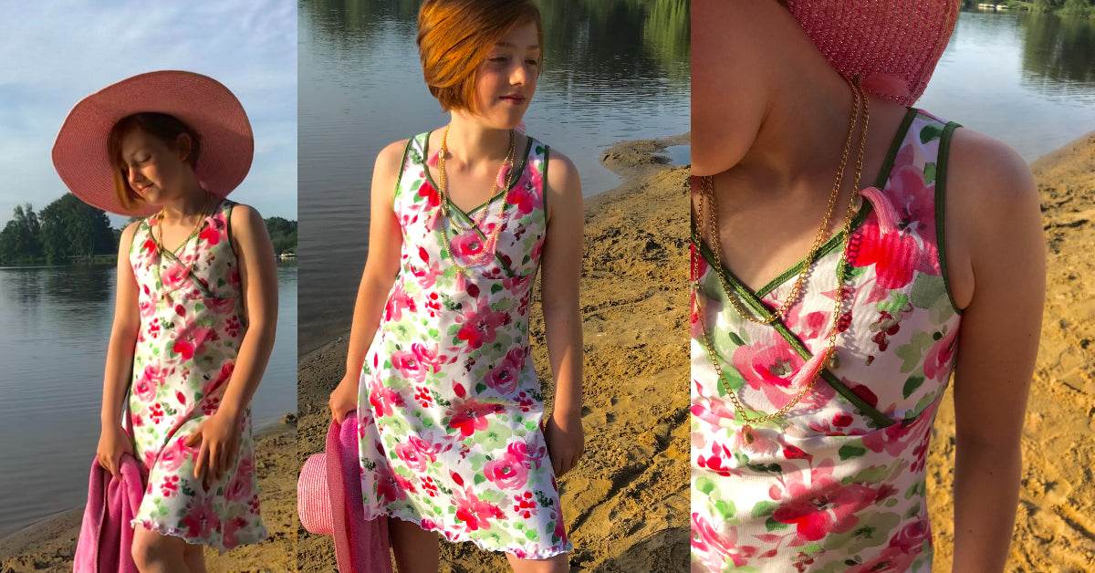 CIANA GIRLIE: VERSPIELTES STRANDKLEID: EBOOK 92-158 - Sewando
