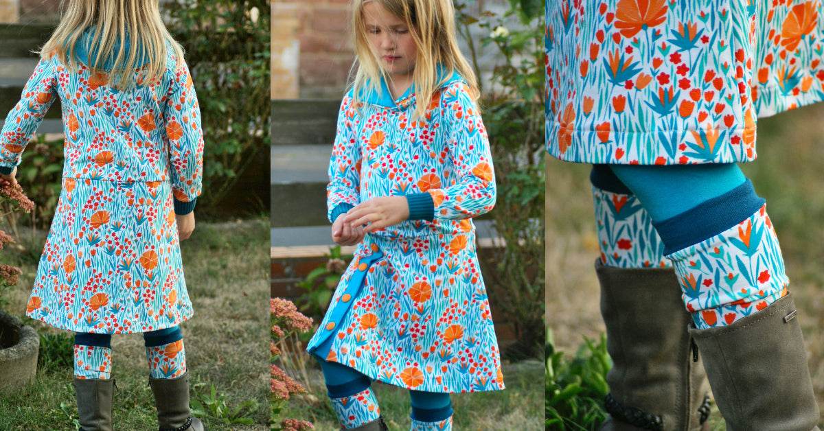 LIMINA: COOLES SWEATKLEID FÜR MÄDCHEN EBOOK 74-158 - Sewando
