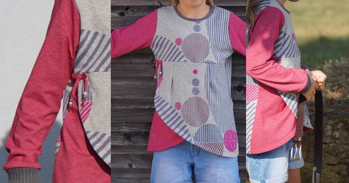 COCCOLETTA: HOODIE MIT KRAGEN EBOOK & VIDEOANLEITUNG 92-164 - Sewando