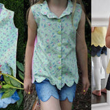VENEZIA: VERSPIELTE SOMMER - HEMDBLUSE WELLENDESIGN EBOOK 92-158 - Sewando