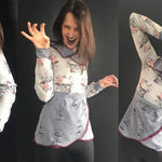 COCCOLETTA: LE PULL POUR LES FEMMES (PATRON ET TUTORIEL PDF) - 32- 48 - Sewando