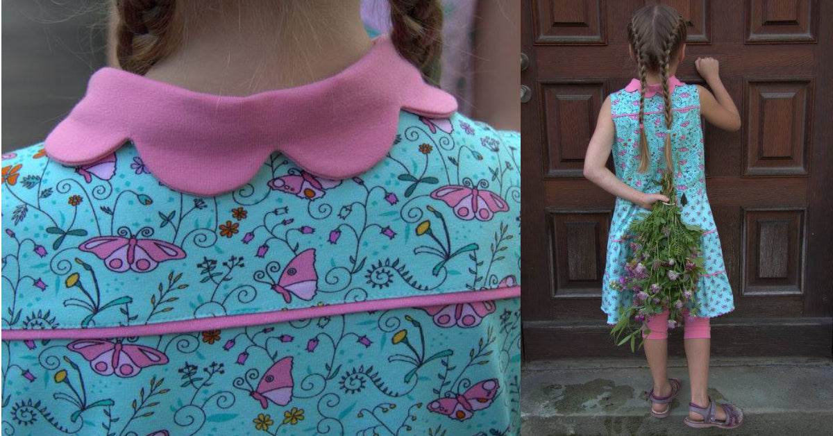 LILIA 4 SEASONS: VERRÜSCHTES HEMDBLUSEN KLEID EBOOK 92-158 - Sewando
