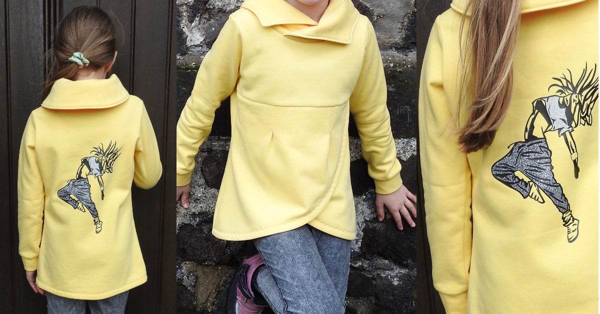 COCCOLETTA: HOODIE MIT KRAGEN EBOOK & VIDEOANLEITUNG 92-164 - Sewando