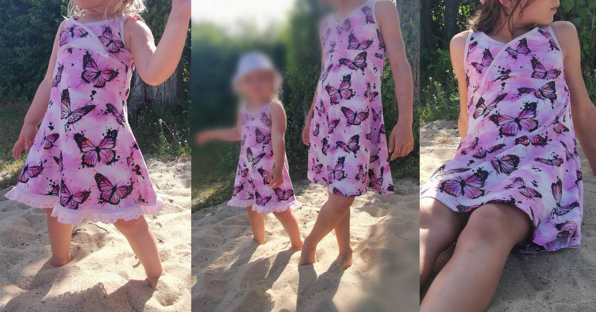 CIANA GIRLIE: VERSPIELTES STRANDKLEID: EBOOK 92-158 - Sewando