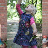 LILIA 4 SEASONS: VERRÜSCHTES HEMDBLUSEN KLEID EBOOK 92-158 - Sewando