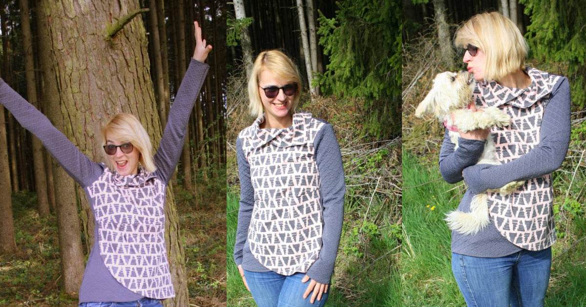 COCCOLETTA: LE PULL POUR LES FEMMES (PATRON ET TUTORIEL PDF) - 32- 48 - Sewando