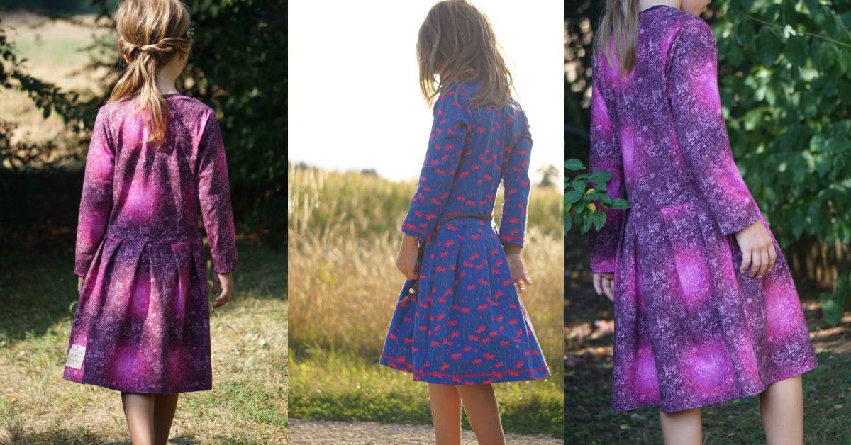 LICATA: KLEID FÜR MÄDCHEN MIT FALTEN (VIDEO!) EBOOK 92 - 158 - Sewando