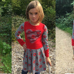LICATA: KLEID FÜR MÄDCHEN MIT FALTEN (VIDEO!) EBOOK 92 - 158 - Sewando