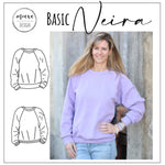 Schnittmuster Sweater Basic Neira Gr. 32 - 52 - Sewando