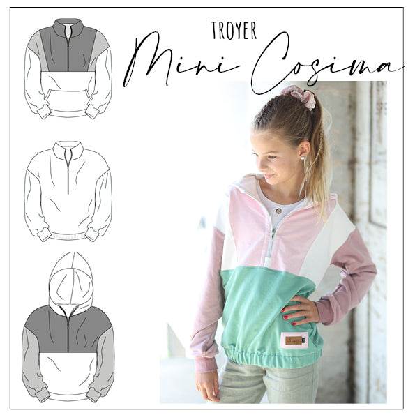 Schnittmuster Troyer Mini Cosima Gr. 86 - 176 - Sewando
