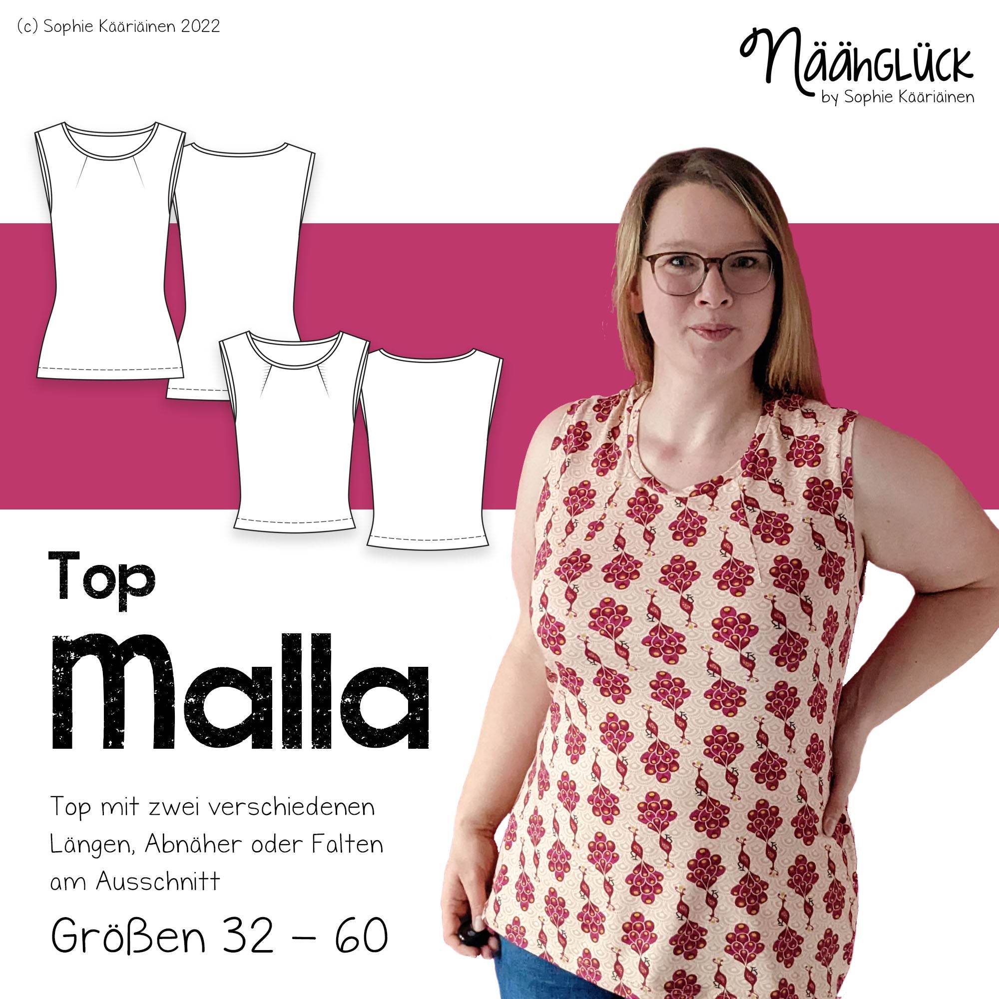 Top Malla - Größen 32 - 60 - Sewando