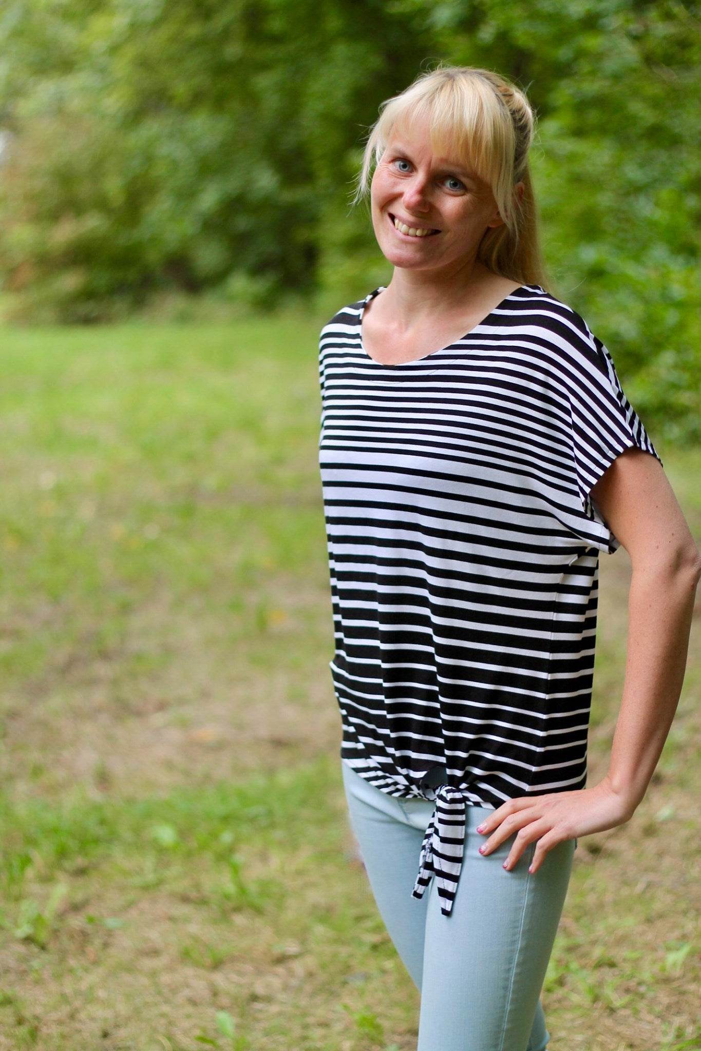 Schnittmuster Shirt MissVerknotet Gr. 30-48 - Sewando