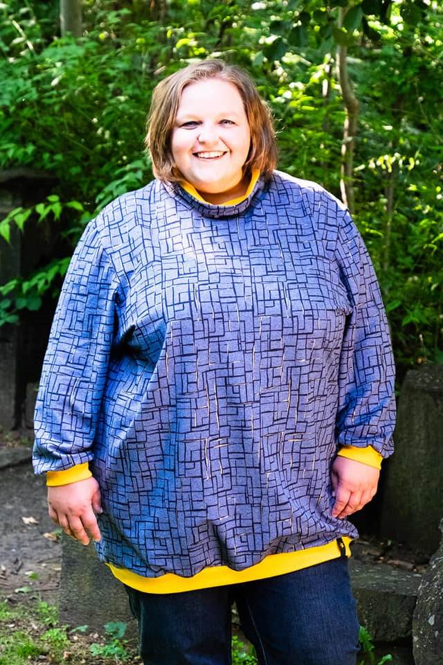 Hoody&Kleid DALINA Schnittmuster+Nähanleitung Gr. 44-58 | BU 116-155 CM : - Sewando