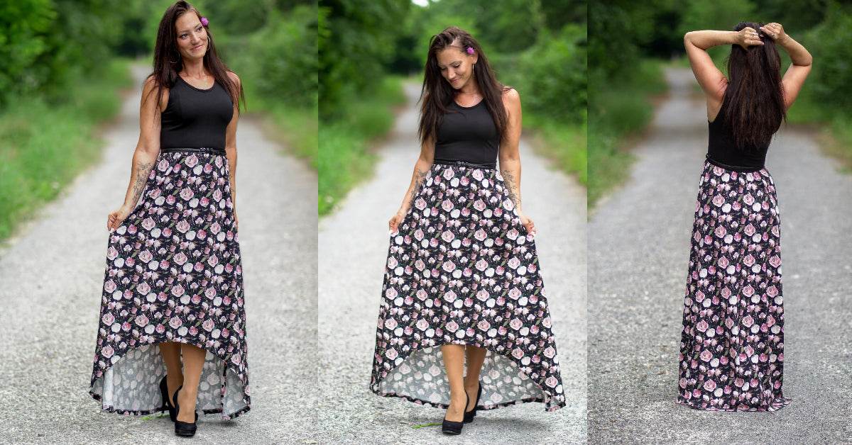 MARCELLINA - FEMININES MAXIKLEID - EBOOK - 32-46 - Sewando