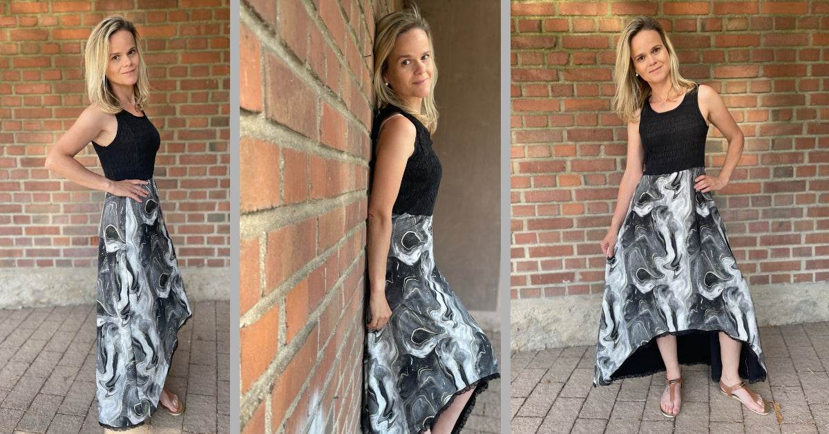 MARCELLINA - FEMININES MAXIKLEID - EBOOK - 32-46 - Sewando
