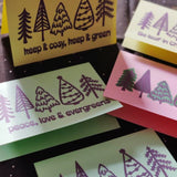 Plotterdatei Tannenbäume – für Weihnachtsdeko, Karten und Textilien SVG | DXF | JPEG + Karten-PDF