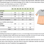 Marie – Boho Bluse & Kleid mit Saumrüsche Gr. 34-50 / BU 80-116 - Sewando