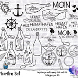 Plotterdatei Digiset "Maritim" ein Muss für alle maritim Fans!