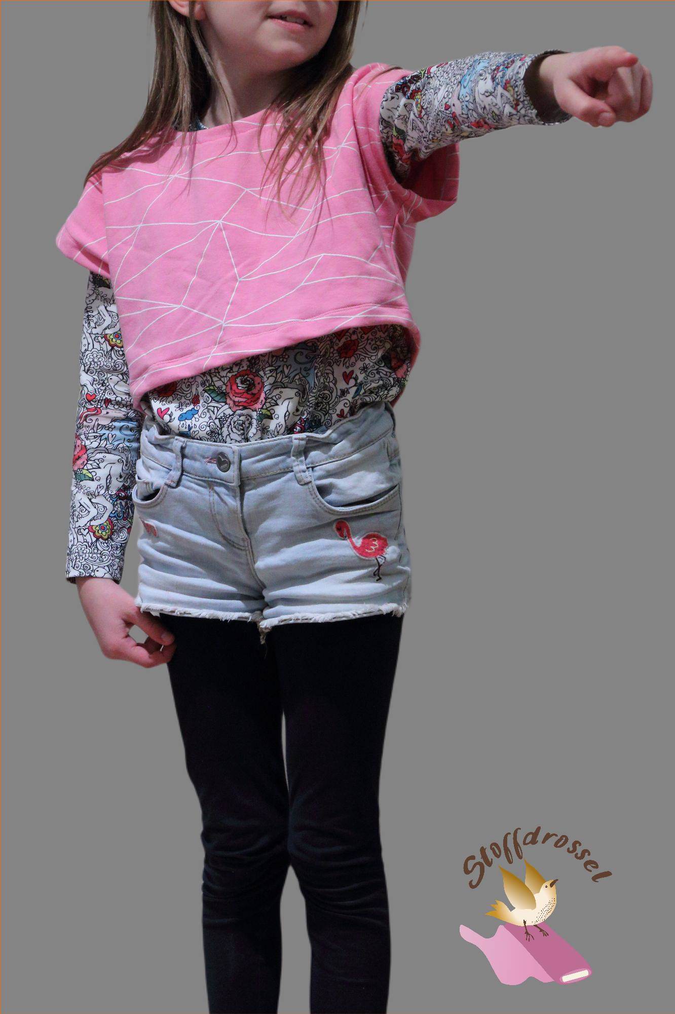 Happy Antonina - Gr 86-164 - Crop Top und Shirts Schnittmuster - Sewando