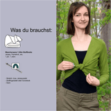 Schnittmuster Wickeloberteil „Mach mal Om“ Damen Gr. 32 - 54 - Sewando