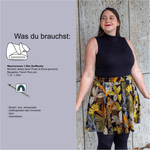 Schnittmuster Faltenrock „Das rockt echt 2“ Damen Gr. 32 - 54 : - Sewando
